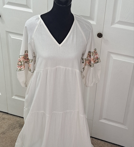 All Occasion Dresses & Skirts - NWT Polagram Maxi Dress With Balloon Sleeves